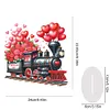 Acrylic Train Hear - 5D DIY Craft Ornament