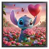 Stitch Holding A Rose-11CT Stamped Cross Stitch 40*40cm/15.75*15.75in