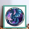 (Counted/Stamped) Pterosaur - 18CT Cross Stitch 20*20cm/7.87*7.87in