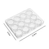 【Wholesale Discount】12 Grids Bottles Rhinestone Beads Storage Box Nail Art Jewelry Container