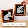 12pcs/set Unframed Pearl Painting Canvas Art Handmade Pearl Material Art Kit Living Room Decor (15x15cm)