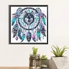 Dreamcatcher Wolf-Partial Special Shaped Diamond Painting 30*30CM
