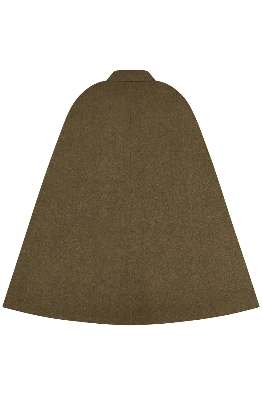   German Political Party Leader Brown Wool Cape German-Uniform