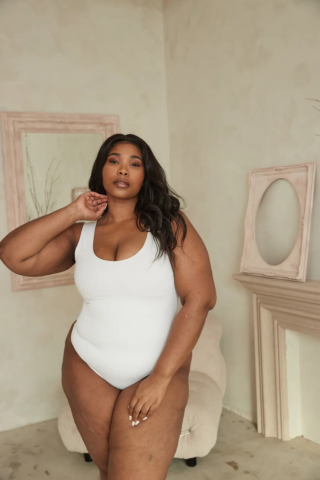 High Neck Shapewear Bodysuit