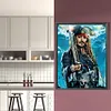 Pirates Caribbean-Full Round Diamond Painting 50*60CM