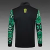 Joyfball 2024/2025 Brazil Long Zipped Jesus Jacket Green Football Jersey 1:1 Thai Quality 