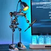 Cyberpunk computer desktop ornaments e-sports room decoration atmosphere lamp technological sense creative boy gift figure