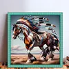 Indian Horse-11CT Stamped Cross Stitch 40*40cm