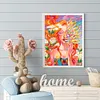 Diamond Painting -DIY Round Drill Sun Mask Girl