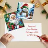 (US Local)8pcs Diamond Painting Greeting Cards Handmade Diamond Art Cards for Adults (E)