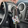 (US Local)PET Double Sided Special Shaped Easter Alphabet DIY Diamond Painting Keychain