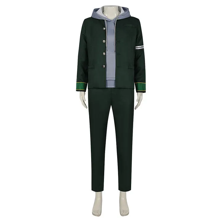 Wind Breaker (2024) Ren Kaji Black School Uniform Outfits Cosplay Costume Halloween Carnival Suit