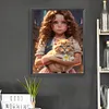 Girl Cat-Paint by Numbers Acrylic Painting 40*50CM
