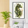 (Big Size)Dragon - 11CT Stamped Cross Stitch - 50*70cm