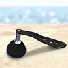 Fishing Reel Handle Metal Knob Handle Kit EVA Oval Grip Single Rocker for Men(B)