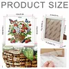 Butterfly Flower 5D DIY Partial Special Shaped Drill Diamond Painting With Frame Kit 17.2x17.2cm