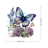Flowers  Butterfly-Paint by Numbers Acrylic Painting 40*40CM(Watercolor)