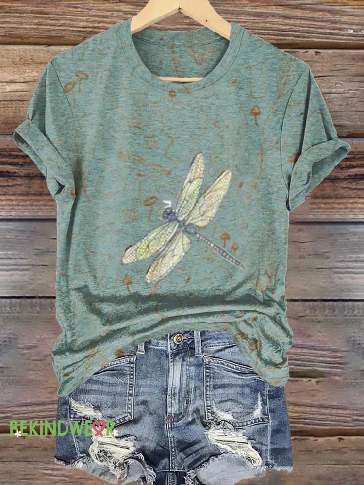 Dragonfly T-shirt Multicolor / S