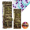 >SALE<5D DIY Full Round Drill Diamond Painting Herbal Medicine House Craft 30x80cm