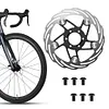 160/180mm Bicycle Rotor Disc 6 Holes Road Bicycle Center Lock Disc for Road Bike