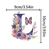 1Pc DIY Diamond Painting Lettter Keychain