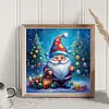 (US Local)Xmas Gnome-11CT Stamped Cross Stitch Kit(50x50cm)