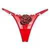 Sexy jacquard breathable mesh sexy thong