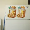 DIY Special Shape Diamond Art Fridge Magnets Sticker Kit(Lemon Tea)