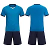 Customized football uniform suit men's and women's adult children's short-sleeved jersey light plate printing number Training Competition team uniform group purchase