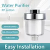 Shower Filter Transparent Bath Filter 5 Micron Cotton Filter for Home Kitchen