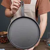 20cm Cast Iron Skillet Round Frying Pan Easy To Clean Omelette Pan for Cooking
