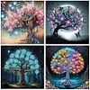 (US Local)4Pack Tree-Special Shaped Diamond Painting Kit(30x30cm)