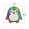 Penguin-14CT Stamped Cross Stitch Kit(14*15cm)