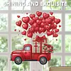 Valentine Day 2D Flat DIY Diamond Art Pendant Diamond Painting Set (Love Car)