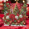 6PCS Diamond Painting Christmas Tree Greeting Cards Congratulations Cards & Gifts