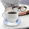 6Pcs/set Diamond Painting Christmas Water Proof Coaster Cup Cushion