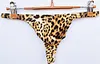 Men's Leopard Thong Underwear Bikini Low Rise Brief