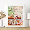 >SALE<5D DIY Diamond Painting Kits Full Round Drill Pink Goose Mosaic (NH2036)