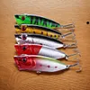5Pcs Popper Fishing Lures 6.5cm 11g Wobblers Artificial Bait for Bass Perch Pike