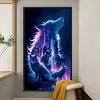 (US Local)Wolf -11CT Stamped Cross Stitch Kit(40x70cm)