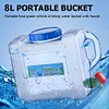 8L Water Container No Leakage Portable Camping Water Jug with Spigot Water Tank
