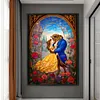 (Big Size)Beauty And The Beast - 11CT Stamped Cross Stitch 50*70cm/19.69*27.56in