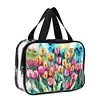 DIY Diamond Art Rhinestone Makeup Bag Crystal Transparent PVC Storage Pack Kit