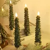 Bougie de sapin de No&euml;l LED avec t&eacute;l&eacute;commande