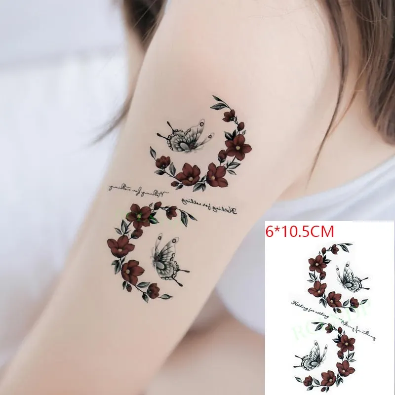 Waterproof Temporary Tattoo Sticker Swallow fly bird Flash Tatoo Fake Tatto arm leg Wrist Foot hand For Girl Men Women kids