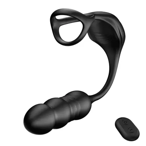 XPORNTOY -9 Thrusting & Vibrating Wearable Prostate Massager with Cock ring 