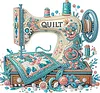 Sewing Machine DIY Special Shape Double sided Print Clear Diamond Art Kit Wooden Framed Diamond Painting Kit(22x22cm)
