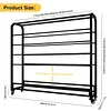 [US Local Warehouse] Fabric Roll Storage Rack with Wheel Large Textile Fabric Display Rack Floor-To-Ceiling Adjustable Hanging Rod Bracket Display Shelf Movable Organizer Holder for Curtain/Wallpaper/Tablecloth