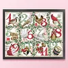 [Brand]12Th Day Of Christmas - 14CT Stamped Cross Stitch - 44*35cm - Xmas