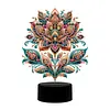 Gorgeous Flower Diamond Painting Night Light 5D DIY Diamond Painting Lamp (Flower B)